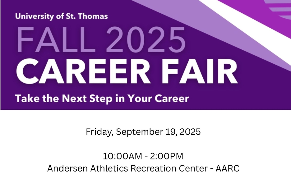 University of St. Thomas Job 2025 Fall Career Fair!